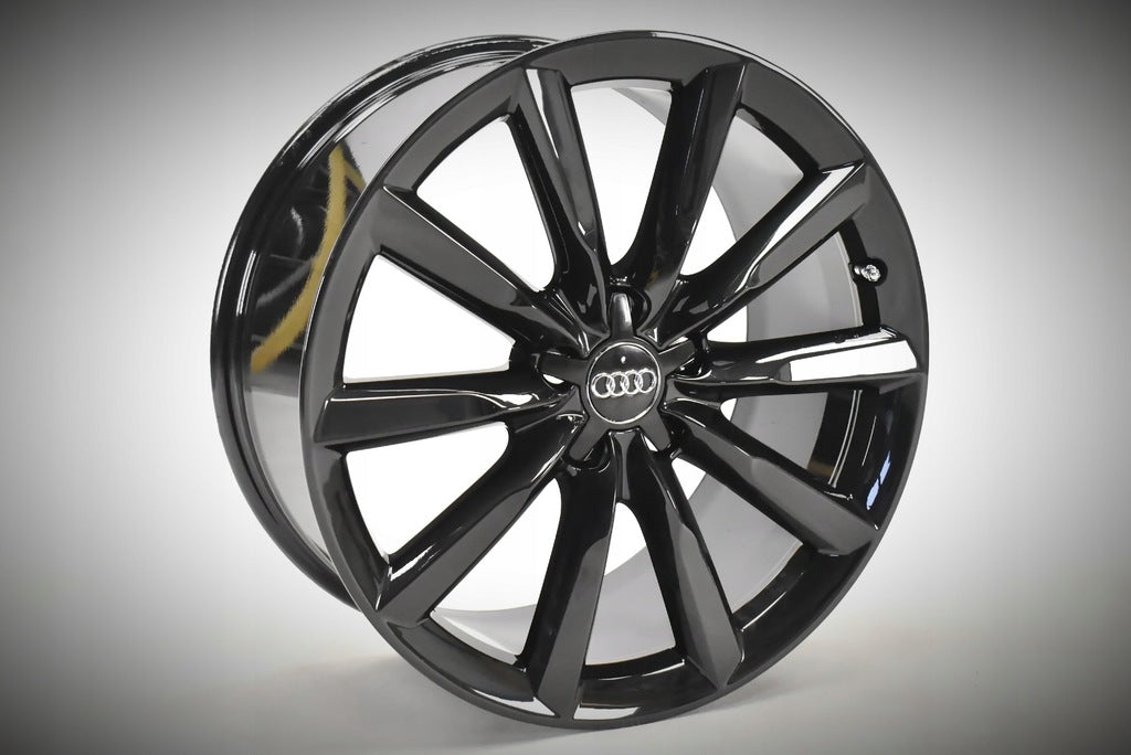 4x Alufelge 19 Zoll 8.5" 5x112 43ET Glanz Schwarz 4G9601025F Audi A6 Allroad FEL4159352457zj