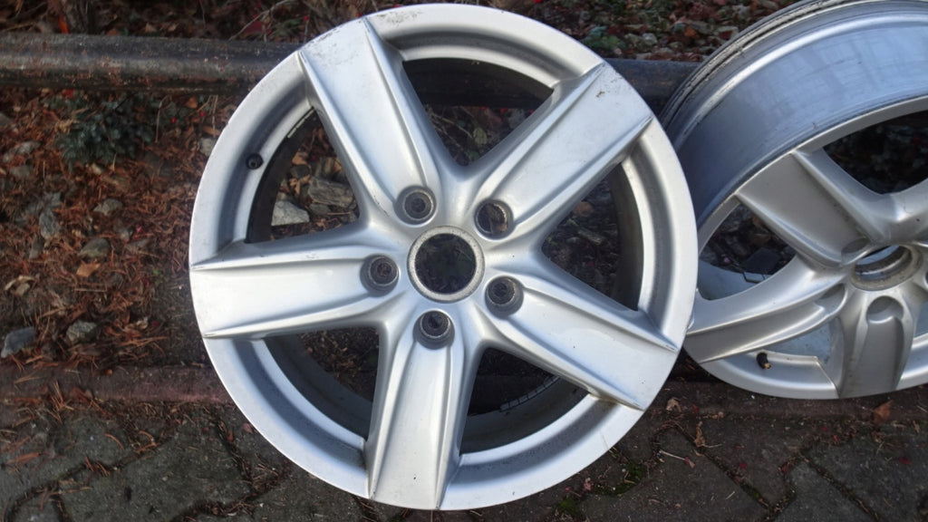 4x Alufelge 18 Zoll 7.0" 5x130 53ET Silber 4F0601025D Ac Q7 Rim Wheel FEL9032403028lu
