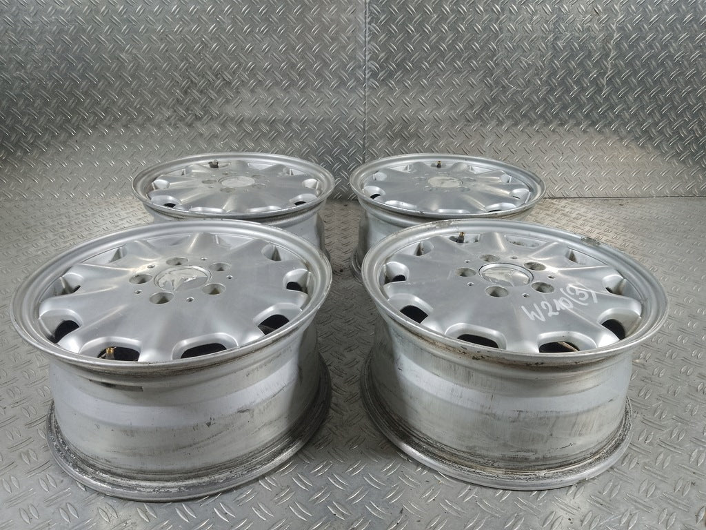 4x Alufelge 15 Zoll 7.0" 5x112 2104010102 Mercedes-Benz W210 Rim Wheel FEL3422012101bn