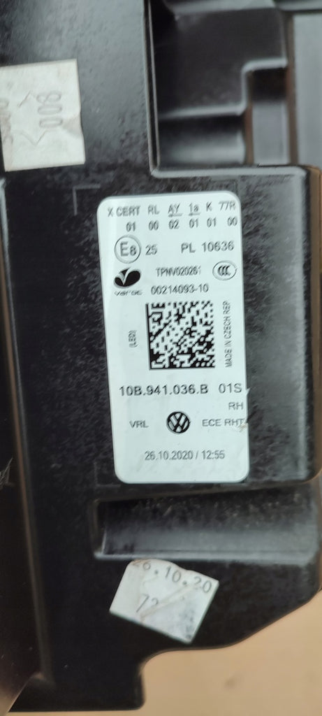 Frontscheinwerfer VW I 10B941036B Full LED Rechts Scheinwerfer Headlight SCH9162582012zk