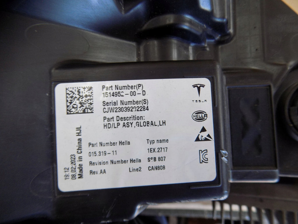 Frontscheinwerfer Tesla 3 1514952-00-D LED Ein Stück (Rechts oder Links)