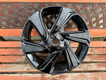 Laden Sie das Bild in den Galerie-Viewer, 1x Alufelge 17 Zoll 5.0" 4x100 40ET Glanz Schwarz PW457-0H015 Toyota Aygo FEL6185334424xt