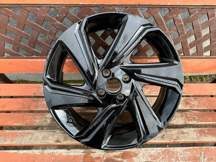 1x Alufelge 17 Zoll 5.0" 4x100 40ET PW4570H015 Toyota Aygo Rim Wheel FEL6185334424xt
