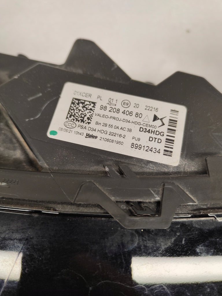 Frontscheinwerfer Citroën Ds3 9820840680 Full LED Rechts Scheinwerfer Headlight