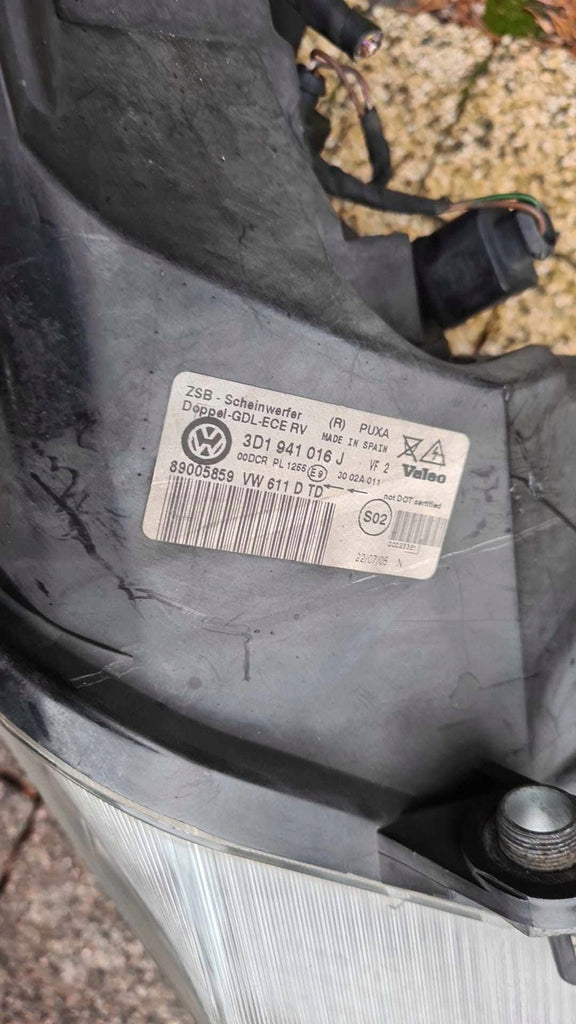 Frontscheinwerfer VW Phaeton 3D1941016J Xenon Rechts Scheinwerfer Headlight SCH9707571627qi