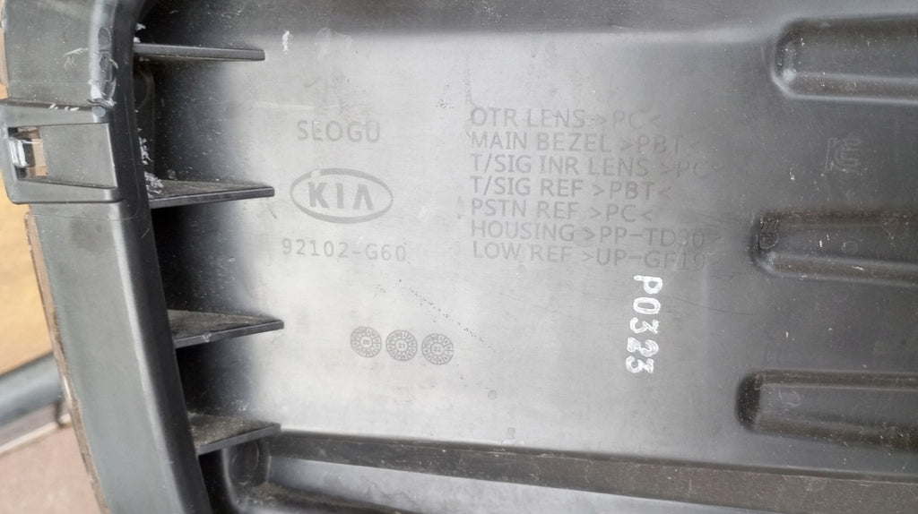 Frontscheinwerfer Kia Picanto 92102-G60 FALSE Scheinwerfer Headlight SCH5014932298hv