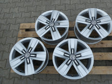 Load image into Gallery viewer, 4x Alufelge 17 Zoll 7.0" 5x120 55ET Glanz Silber 7E0601025 VW T6 T5 Rim Wheel FEL5043657578ym
