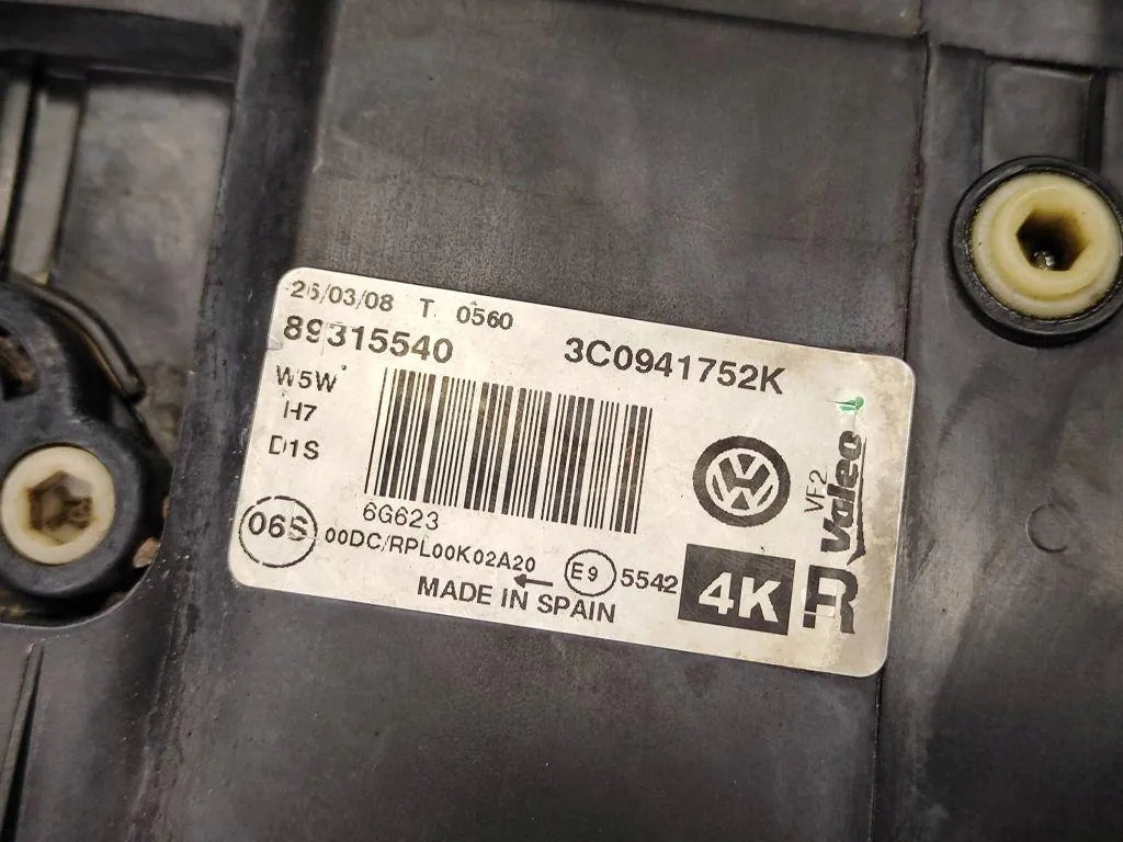 Frontscheinwerfer VW Passat B7 Alltrack 3C0941752K Rechts Scheinwerfer Headlight SCH1462757526wc