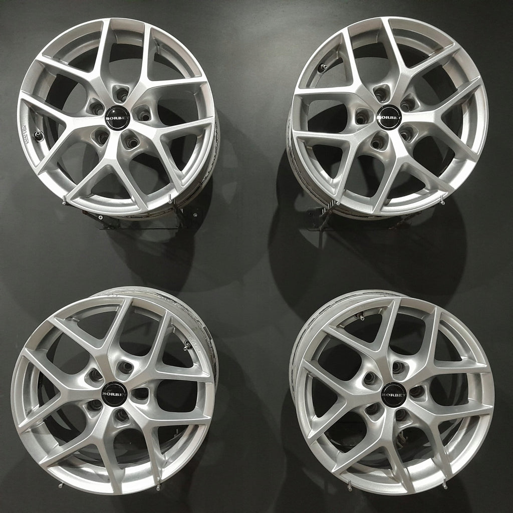 4x Alufelge 16 Zoll 7.0" 5x112 38ET Glanz Silber Audi C6 A4 B6 B7 Rim Wheel FEL5363838143ve
