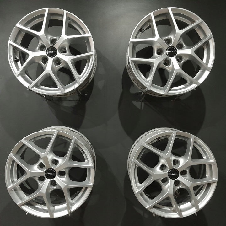4x Alufelge 16 Zoll 7.0" 5x112 38ET Glanz Silber Audi C6 A4 B6 B7 Rim Wheel FEL5363838143ve
