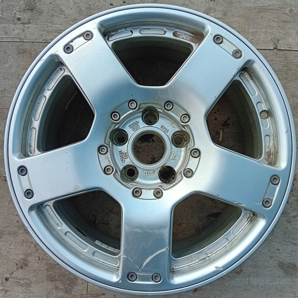 1x Alufelge 17 Zoll 7.5" 5x112 25ET Glanz Silber 477601025 Audi A6 Allroad C5