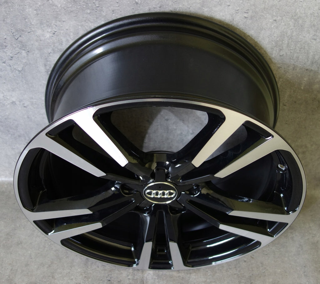 4x Alufelge 18 Zoll 8.0" 5x112 46ET Glanz Silber 8V0601025 Audi A3 Rim Wheel