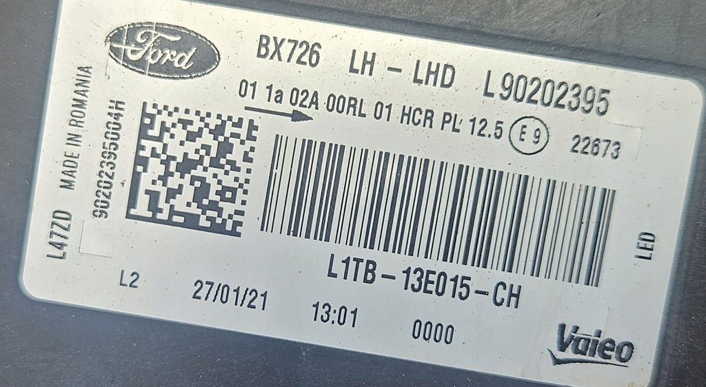 Frontscheinwerfer Ford Puma 1LTB-13E015-CH LED Links Scheinwerfer Headlight SCH1024017357xe