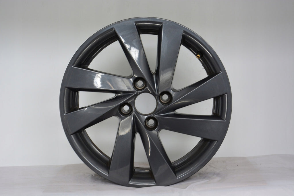 1x Alufelge 15 Zoll 5.5" 4x100 41ET Glanz Silber 1SL601025A Seat Rim Wheel