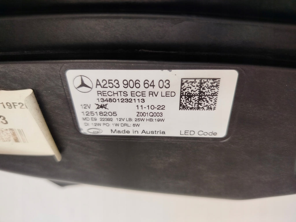 Frontscheinwerfer Mercedes-Benz Glc A2539066403 Full LED Rechts Headlight SCH6037018653bo