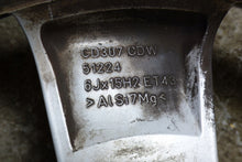 Laden Sie das Bild in den Galerie-Viewer, 1x Alufelge 15 Zoll 6.0" 5x100 5J0601025AB Skoda Fabia Iii Rim Wheel FEL3463166159lr