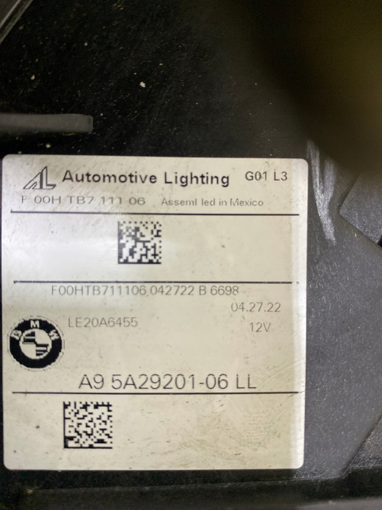 Frontscheinwerfer BMW X3 G01 X4 G02 5A29201 Full LED Links Headlight SCH1399014742oe