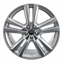 Load image into Gallery viewer, 1x Alufelge 20 Zoll 9.0" 5x112 33ET Glanz Silber 4M0601025H Audi Q7 Rim Wheel FEL8335907012uc