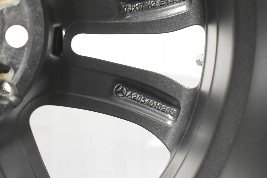 1x Alufelge 17 Zoll 7.0" 5x112 48ET Glanz Schwarz A2054010200 Mercedes-Benz W205
