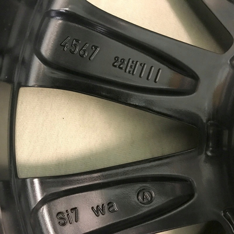 1x Alufelge 18 Zoll 6.5" 5x112 44 5ET A2434010000 Mercedes-Benz Rim Wheel