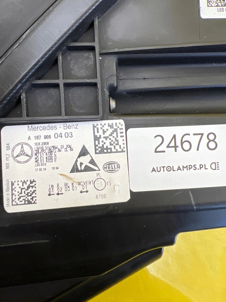 Frontscheinwerfer Mercedes-Benz Gle A1679060403 LED Rechts Headlight