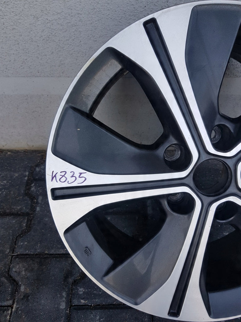 1x Alufelge 17 Zoll 6.5" 5x114.3 65171990 Nissan Rim Wheel