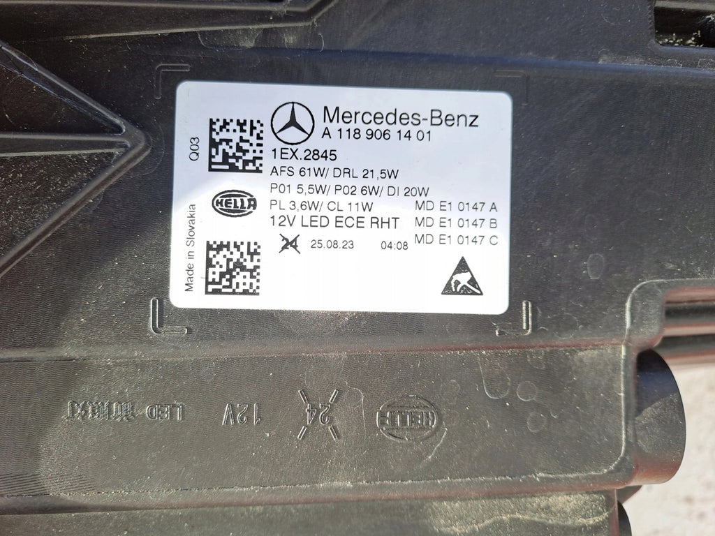 Frontscheinwerfer Mercedes-Benz Cla A2539066403 LED Rechts Headlight SCH2372763161mf