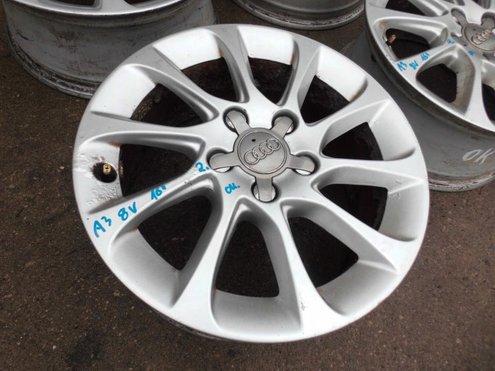 4x Alufelge 16 Zoll 6.5" 5x112 56ET 8V0601025BM Audi A3 Rim Wheel FEL4797140961gr