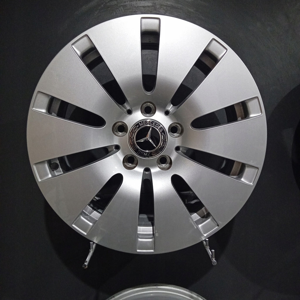 4x Alufelge 16 Zoll 6.5" 5x112 38ET A2054010100-ME Mercedes-Benz W205 Rim Wheel FEL6700234350kk
