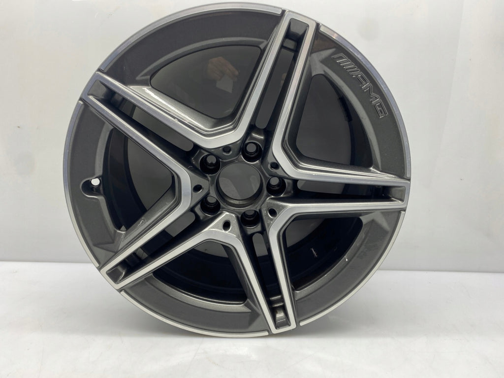 1x Alufelge 18 Zoll 8.5" 5x112 44ET Glanz Schwarz A2054019600 Mercedes-Benz W205 FEL2570290791tu