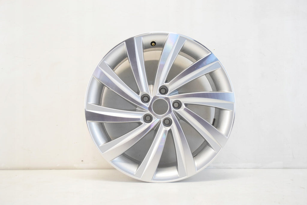 1x Alufelge 18 Zoll 7.5" 5x112 48ET Glanz Silber 5E3601025 Skoda Octavia 5e3 Iv