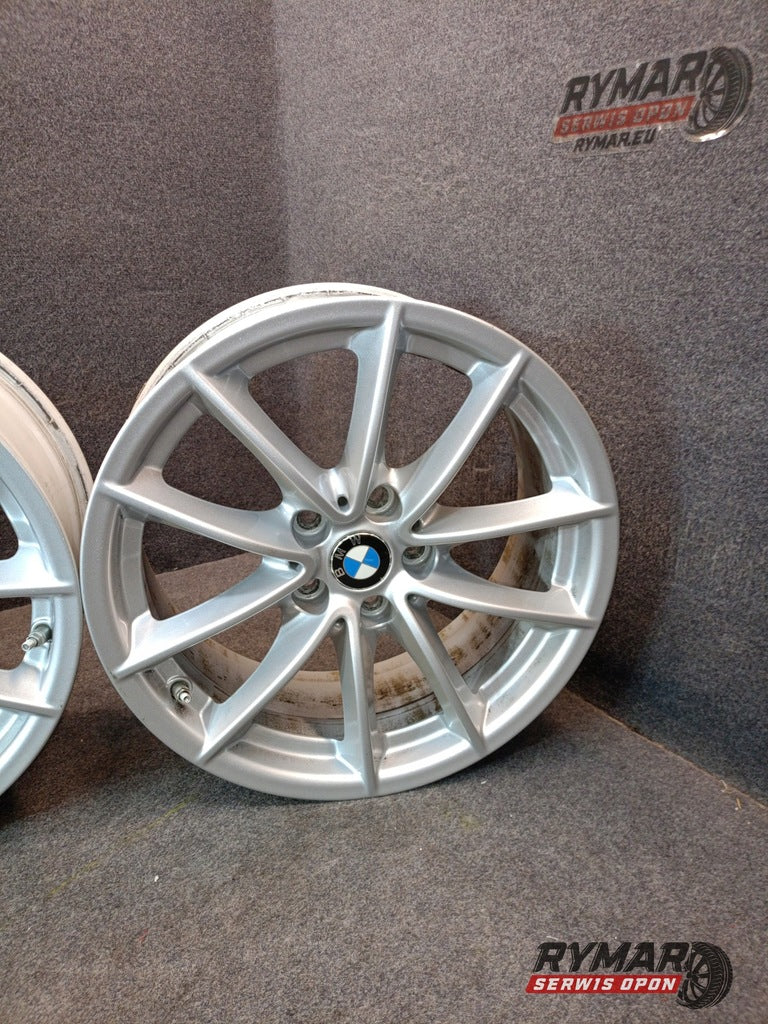 4x Alufelge 17 Zoll 7.5" 5x112 27ET Glanz Silber 6868217 BMW Rim Wheel FEL2727811355mn