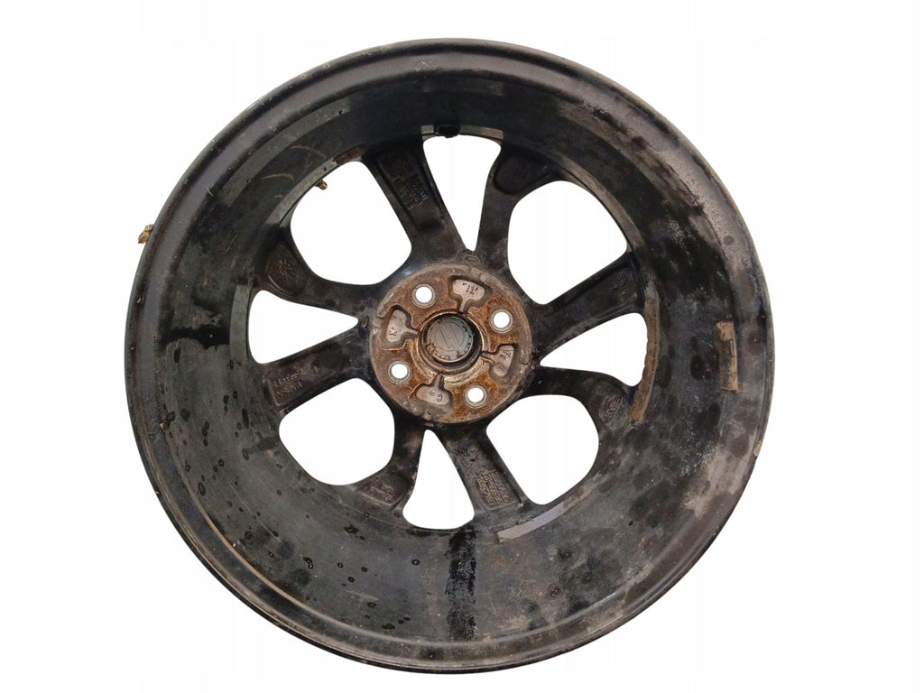 1x Alufelge 16 Zoll 6.5" 4x100 40ET Glanz Schwarz 13380636 Opel Corsa E FEL8167835210oe