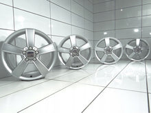 Load image into Gallery viewer, 4x Alufelge 17 Zoll 7.0" 5x112 54ET Glanz Silber 1P0601025C Seat Leon Rim Wheel FEL3048212556zh