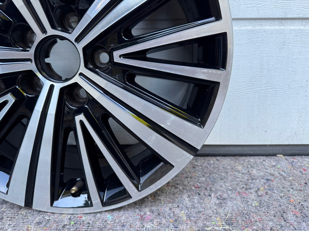 1x Alufelge 17 Zoll 7.0" 5x112 39ET Glanz Schwarz 7N5601025J Seat Alhambra FEL3381849216jt