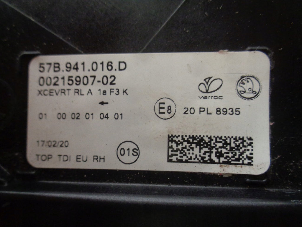 Frontscheinwerfer Skoda Karoq 57B941016 LED Rechts Scheinwerfer Headlight SCH8043001548zv