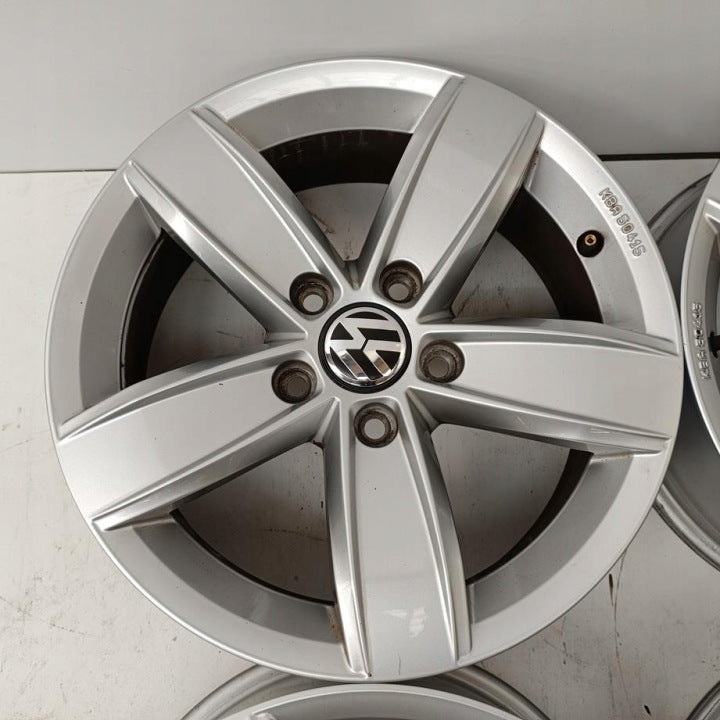 4x Alufelge 16 Zoll 6.0" 5x112 43ET 2GA601025Q Seat Ateca Karoq T-Roc Rim Wheel FEL1615103886pp