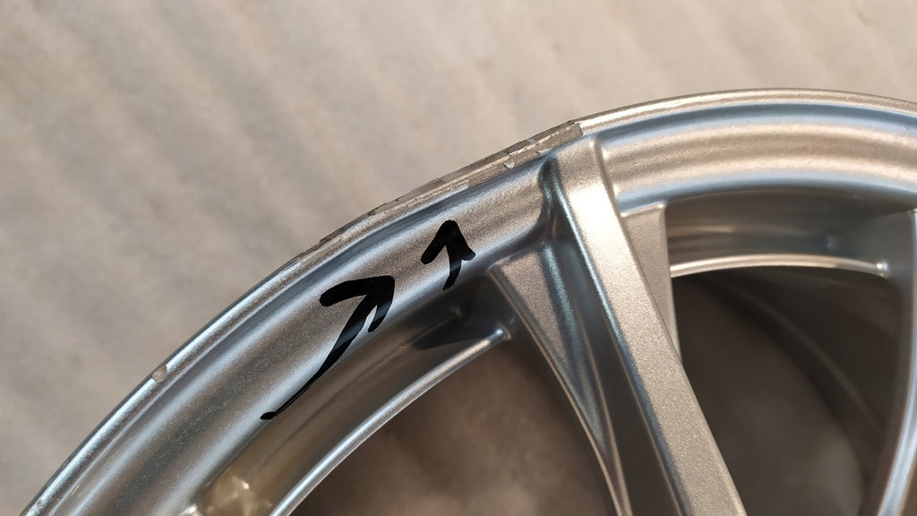 1x Alufelge 16 Zoll 6.5" 5x112 38ET A2054012400 Mercedes-Benz W205 Rim Wheel