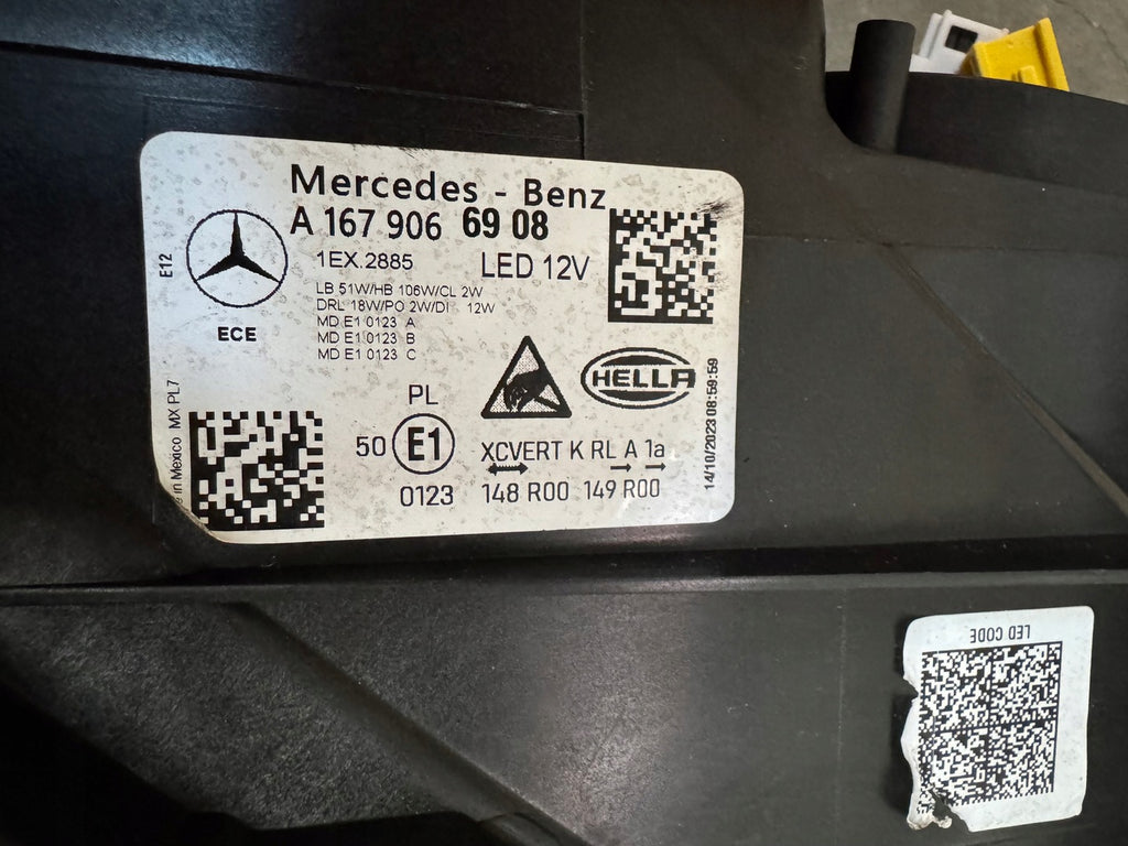 Frontscheinwerfer Mercedes-Benz Gle A1679066908 Links Scheinwerfer Headlight SCH1958299754ut