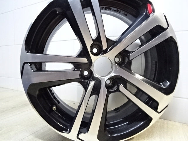 1x Alufelge 16 Zoll 6.0" 4x108 23ET Glanz Graphit Peugeot Rim Wheel FEL2625219768ph