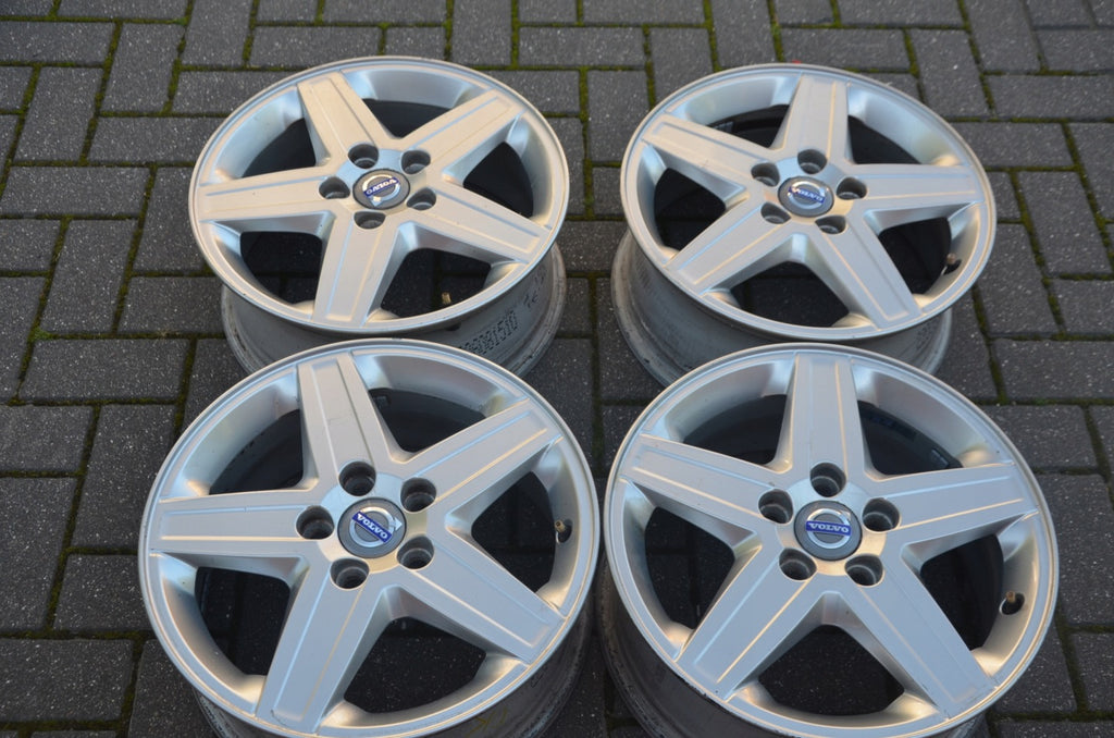 4x Alufelge 16 Zoll 6.5" 5x108 52 5ET Silber Volvo V60 I S40 Rim Wheel FEL9349809362cz