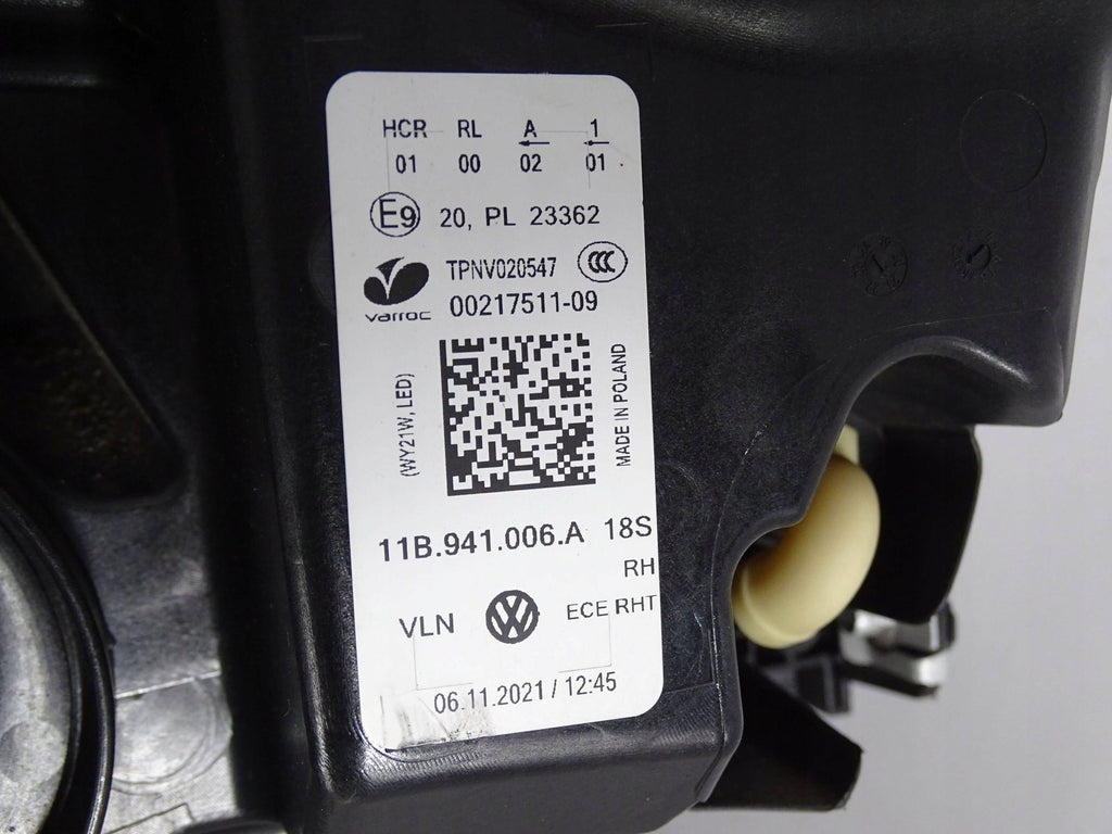 Frontscheinwerfer VW Id.4 11B941006A Full LED Rechts Scheinwerfer Headlight SCH8669128019ua