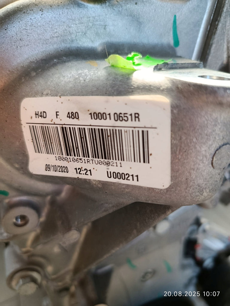 Motor Dacia Sandero H4DF480 1.0 TCE 101PS 74kW 20TKm 2020 Benzin Unkomplett