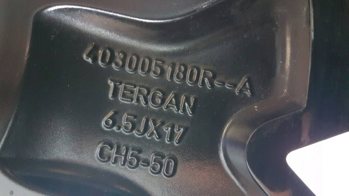 1x Alufelge 17 Zoll 403005180R Dacia Duster Rim Wheel FEL2221298554jo