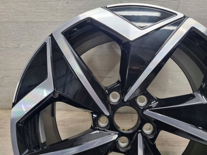 1x Alufelge 19 Zoll 7.5" 5x112 50ET Glanz Schwarz 10A601025J VW Id.3 Rim Wheel FEL5860150077mf