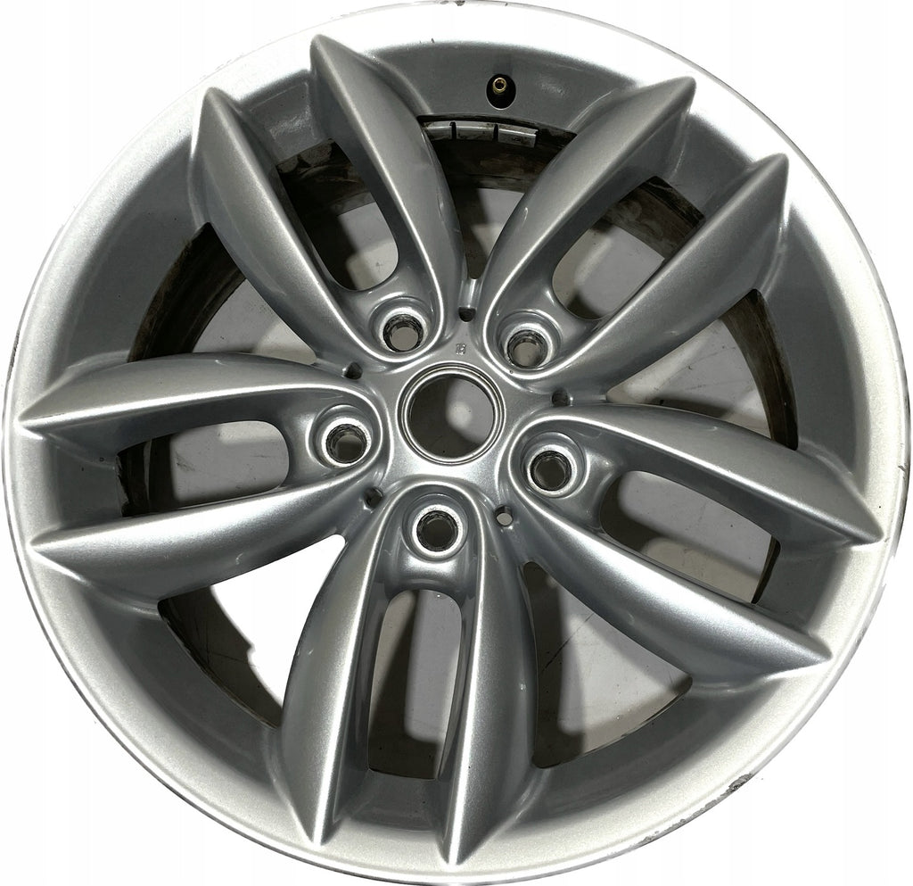 1x Alufelge 17 Zoll 7.0" 5x120 50ET Glanz Silber 9803723 Mini Countryman