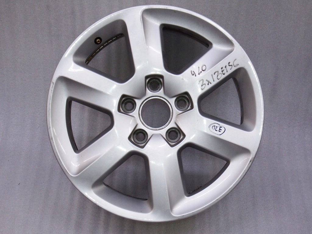 1x Alufelge 18 Zoll 8.0" 5x130 56ET Glanz Silber 4L0601025AG Audi Q7 Rim Wheel FEL7687759013dn