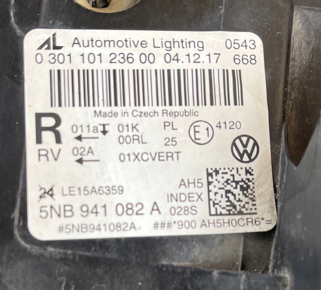 Frontscheinwerfer VW Tiguan 5NB941082A 5NB941114A LED Rechts Headlight SCH5047737988ur