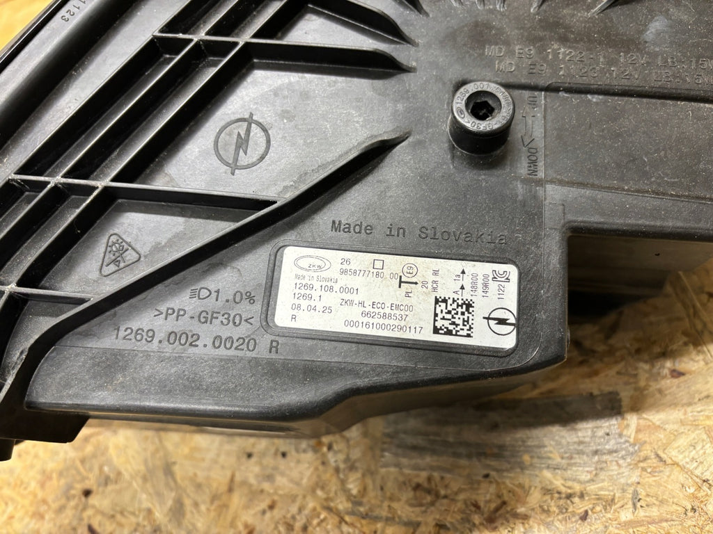 Frontscheinwerfer Opel Astra L 9858777180 Rechts Scheinwerfer Headlight SCH6817414873yv