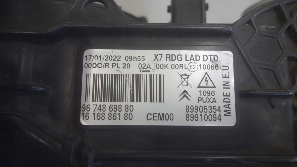 Frontscheinwerfer Citroën C5 III 9674869880 Xenon Rechts Scheinwerfer Headlight SCH8056629160wh